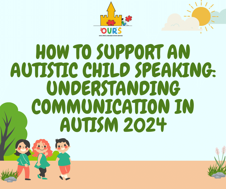 child with ASD speaking